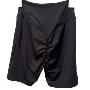 Gymshark Power Scrunch Butt Black Biker Shorts XS High Waist Workout